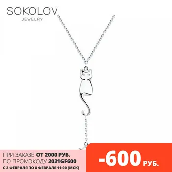 Colier SOKOLOV Argint moda bijuterii argint 925 pentru femei/bărbați, de sex masculin/de sex feminin, femei de sex masculin