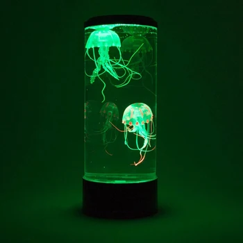 Schimbarea LED Meduze Lampa Acvariu Noptieră Lumina de Noapte Decorative Atmosfera Romantica de Încărcare USB Cadou Creativ 7 Culori