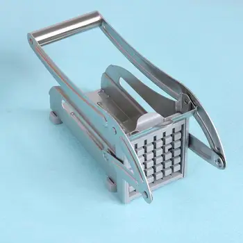 Din Oțel Inoxidabil Cartofi Prajiti Cutter Chips-Uri De Striptease Mașină De Tăiere Din Oțel Inoxidabil Filtru De Tăietor De Gadget-Uri 2 Lama Instrument De Bucatarie