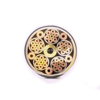 8mm Diametru DIY Cuțit Cuțit Mozaicuri Pin Nituri 9cm Lungime de Unghii Tub de Alamă+Tub de oțel #803