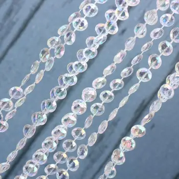 30M Acrilică Diamant Perdea de Mărgele DIY Nunta Ghirlanda Petrecere Decoratiuni de Cristal Accesorii de Nunta Acasă Cortina Ornamente