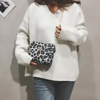 Moda pentru Femei Leopard de Imprimare Cafeniu Pandantiv Shell Geantă de Umăr, sac de leopard pentru femei Geanta Messenger taschen femei#15