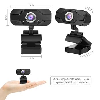 HD Webcam Built-in Microfoane Dual Smart 1080P Camera Web USB Pro Flux Camera pentru Desktop-Uri PC, Joc Cam De OPERARE Windows10/8