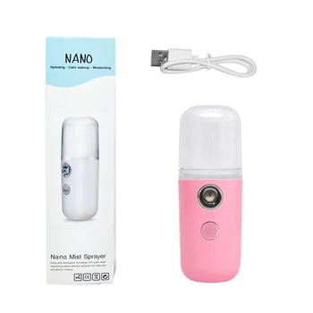 Automat Nano Domnule Sticla cu Pulverizator USB la Îndemână Atomizare Aparat Portabil Faciale Ceață Pulverizator Spray de Buzunar