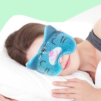 Noul Gel Masca de Ochi Reutilizabile Margele de Cald Rece Terapie de Relaxare Liniștitoare Beauty Gel de Ochi, Masca de Dormit Gheață Ochelari de protecție Mască de Dormit