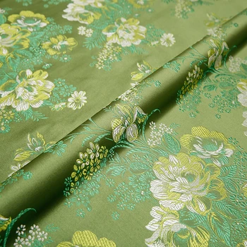 Floare din satin tesatura brocart țesături jacquard pentru cusut cheongsam kimono mozaic manual DIY cusătură costum de damasc material