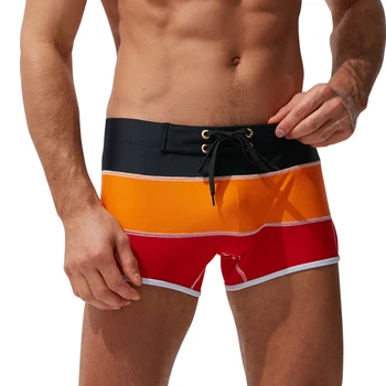 AM64 Sexy Costume de baie Inot Portbagaj Costum Joase Barbati Inot Indispensabili 2020 Nou Gay Bikini Barbati Sportive Shorts pentru Bărbați pantaloni Scurți de Plajă