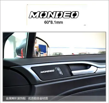 4buc de Aluminiu audio auto autocolant auto boxe auto decorare decor interior pentru ford mondeo