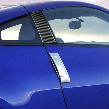 Pentru Nissan 350Z Z33 2003-2009 Fibra de Carbon B Pilon Acoperă Autocolant Fereastra Poartă Decorative Lipi Pe Masina Modificata Accesorii