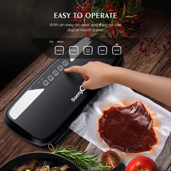 SaengQ mai Bune Electric în Vid Alimente Sealer Mașină de Ambalare Pentru Bucătărie Acasă Food Saver Saci Comerciale Vid Alimente de Etanșare