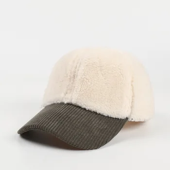 Toamna și Iarna Solidă Bumbac Cald Casquette Baseball Cap Reglabil Snapback Pălării pentru Bărbați și Femei 239