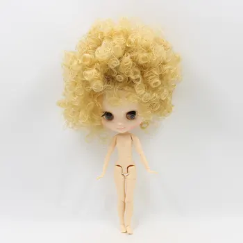 Mijlocul Fabrica Nud Blyth Papusa de Moda cu Aur Afro-Păr 20cm de GHEAȚĂ Jucării DIY gesturi Transport Gratuit Nr.QE330