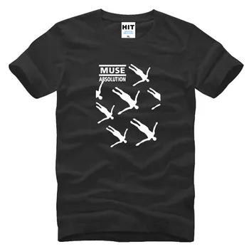 Muza tricouri Barbati Muza Absolusion T-shirt cu Maneci Scurte din Bumbac Trupa de Rock T-Shirt Camisetas Masculina Transport Gratuit