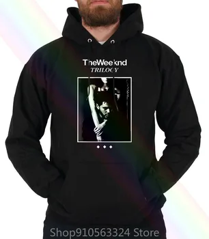 Noi Weeknd Trilogia Coperta Albumului Mens Hanorac Negru Bluze Marimea S 3Xl Femei Bărbați