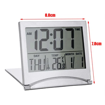 LED Digital Ceas cu Alarmă Snooze Calendar Mute Temperatura Mesei de birou Ceas Electronic pentru Acasă Decorare Dormitor Ceas