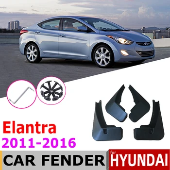 Apărători de noroi Pentru Hyundai Elantra 2012 MD 2016 2013 2011 Auto Aripa Noroi Garda Clapa Splash Clape apărătoare de noroi Accesorii