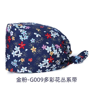 Stil chinezesc imprimat pălărie de moda multicolor doctor pălărie spital pentru animale de companie asistenta scrub pălărie de bumbac tărtăcuță palarie casual pălărie bucătar turban