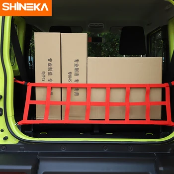 SHINEKA Masina Acoperire pentru Suzuki Jimny 2019+ Rosu Portbagaj Cargo Acopera Portbagajul Organizator de Stocare Net Accesoriu pentru Suzuki Jimny 2019+