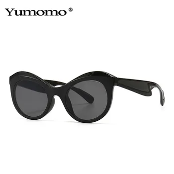 Moda Ochi de Pisică ochelari de Soare Femei 2020 Vintage de Designer de Brand Gradient de Ochelari de Bărbați Rotund Trend Ochelari de Soare Nuante UV400