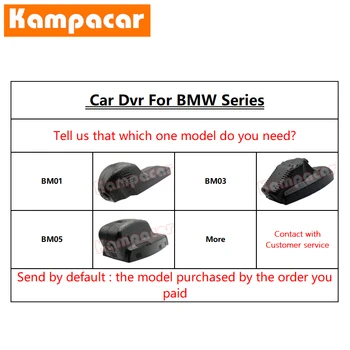 Kampacar BM17-C Wifi Dash Cam Dvr Auto Camera Pentru BMW 1 2 3 5 6 7 Seria F21 F30 F11 640 650 am X3 F25 X4 F26 X5 F15 X6 F16 X7 F23