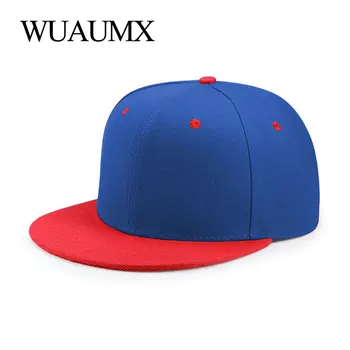 Wuaumx De Vară Șapcă De Baseball Pentru Bărbați Margine Plat 5 Planas Hiphop Pălărie De Femei Dotate Dimensiune Os Snapback Cap Casquette Chapeau Masculino