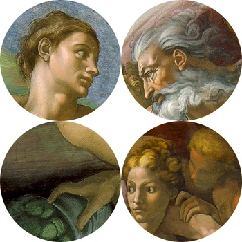 Crearea Lui Adam De Michelangelo Panza Picturi Pe Perete Postere de Arta Si Printuri de Arta Celebre Imaginile Pentru Camera de zi