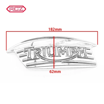 ACZ Motociclete 3D Emblema, Insigna Decal Rezervor de Combustibil Logo-ul Pentru Triumph Bonneville T100 T120 T140 650 750 Scrambler Thruxton 900 Autocolant