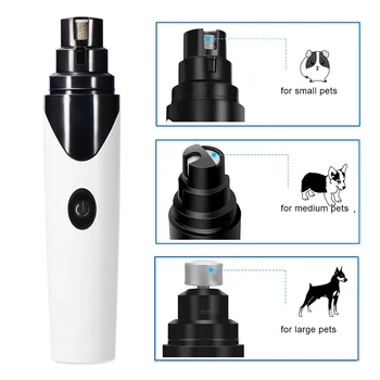 Nedureros USB de Încărcare de Unghii Câine Polizoare Reîncărcabilă de Companie Unghiera Electrice Liniștite Câine Labe de Pisica de Unghii Îngrijire Trimmer Instrumente