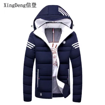 XingDeng de Brand Casual, Mens Jacheta Haine de Iarnă de sex masculin Gros Jachete Cald pentru bărbați haine de moda Hanorac Îmbrăcăminte exterioară top Coat Plus 4XL