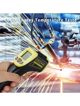 600℃ /1112℉ Pirometru GM320S Infraroșu de Înaltă Temperatură Termometru Industria U4LB