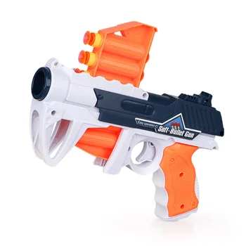 Moale Arma Cu Glont Copil Pistol De Jucărie Siguranță Launchable Fraier Pistol Eva Fraier Pistolul Manual De Băiat Darts Jucărie Cadou De Ziua De Nastere