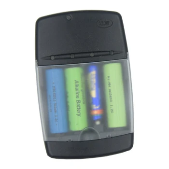 4 Sloturi Smart USB Baterie Încărcător pentru Acumulatori 1.2 V AA AAA AAAA NiMh NiCd de 1,5 V Alcaline 3.2 V LiFePo4 14500 10440