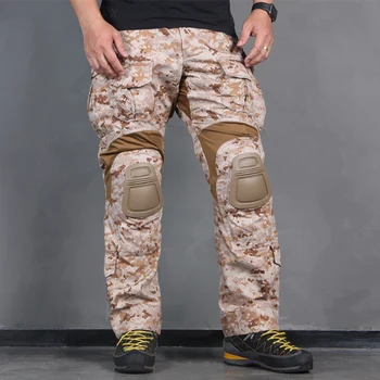 Noul G3 Uniformă de Luptă Vânătoare Militar Armata Multicam Tricou Tactice Pantaloni cu genunchiere AOR1 Deșert EMERSON partide de Vânătoare