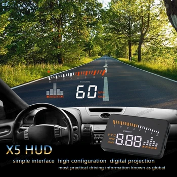 Ecran de 3.5 inch Masina hud head up display Digital, vitezometru mașină pentru audi a1 a3 a4 a5 a6 a7 a8 q3 q5 q7 b7 b8 c6 c7 s3 s5 s6 s7