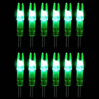 Lumina Led-uri Săgeată Nock 6.2 mm Automat Luminat Rosu Verde Pentru tir cu Arcul de Fotografiere de Vânătoare