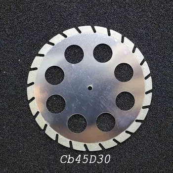 Laborator dentar Lustruire cu diamant Dublu față disc de tăiere pentru Dentară Tăiere Ipsos Disc Roata Laborator Dentar Instrument 45*0.30 mm