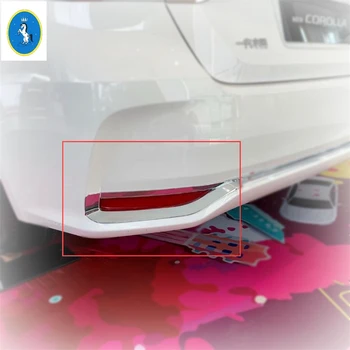 Yimaautotrims Auto Accesorii-Spate, Coada Portbagaj proiectoare Ceata Foglight Lampă Capac Trim Fit Pentru Toyota Corolla 2019 2020 ABS Cromat