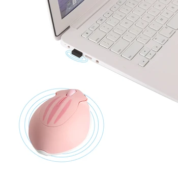 CHYI 2.4 G Wireless Mouse Roz Desene animate Hamster Optic USB Mini Mause Ergonomic Laptop Portabil de Design Soareci De Birou Fata Cadou