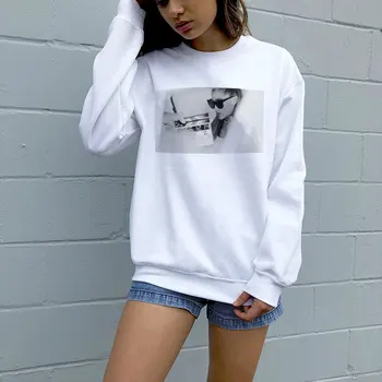 Noua Modă Tricou Ariana Grande Tricoul Nici Lacrimi Să Plâng Streetwear Harajuku Hanorace De Agrement Sudadera Mujer