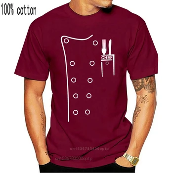 Homme T-Shirt Pentru Bărbați Moda Chef Tricou Negru Amuzant Noutate Bucătar Șef Bucătărie Pentru Gătit Bar Stafft Camasi Pentru Barbati