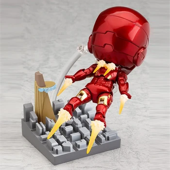 Disney Marvel 10cm Iron Man Mark47 model de Acțiune Figura Anime Mini Decor Colecție de Figurine de Jucărie Pentru Copii