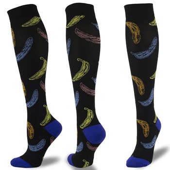Moda Socmark Nou Ciorapi De Compresie Bărbați/Femei Liniștitor Varice Decompresie Respirabil Cu Uscare Rapida Șosete În Aer Liber