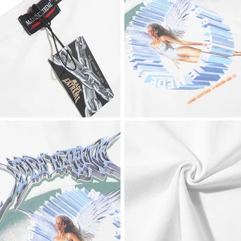 Toamna Iarna Înger Tricou Haine Supradimensionate Tricou Femei De Îmbrăcăminte De Moda Femeie Tricou 2020