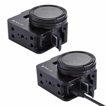 PULUZ Caz Coajă de Locuințe Pentru GoPro Hero 7 negru CNC Cușcă de Protecție+Asigurare Cadru&52mm UV Lentile Pentru GoPro Hero 2018