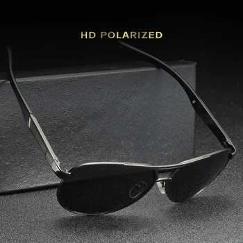 Psacss Clasic Pilot Polarizat ochelari de Soare Barbati Vintage din Metal Cadru Retro Brand Designer de Moda de sex Masculin de Conducere Ochelari de Soare UV400