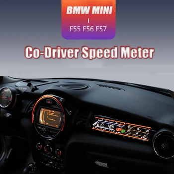 Pentru MINI Cooper F55 F56 F57 Pasageri LCD Display Bord Co driver speed meter Accesorii tablou de Bord Digitale Ecran