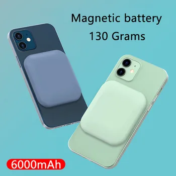 6000mAh Magnetic Wireless Power Bank comoara de Încărcare a Bateriei Pentru iphone Magsafe 12Pro Max mini-Încărcător Rapid Pentru Samsung xiaomi