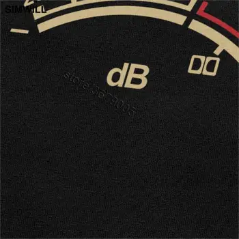 Retro minunat DB Tricouri Barbati Agrement Moda Bumbac T-Shirt Rece cu Mânecă Scurtă de Sunet în Decibeli tabloul de bord Teuri Mare și Înalt Topuri