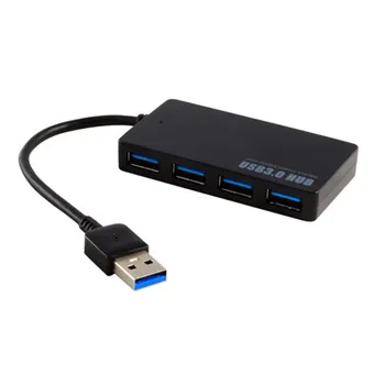 Alimentat de 4-Port Hub USB 3.0 5Gbps Portabil Compact Adaptor de Alimentare Compatibil Cu USB 2.0 Pentru PC, Laptop, Desktop 2021