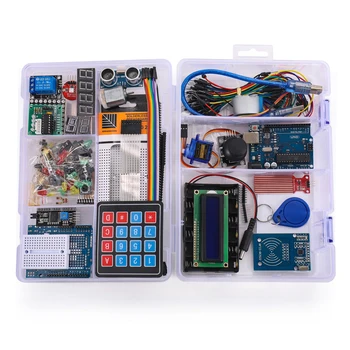 Actualizat Starter Kit pentru Arduino XABL Uno R3 - Uno R3 Breadboard și suport Pas cu Motor / Servo /1602 LCD / de șuntare/ UNO R3